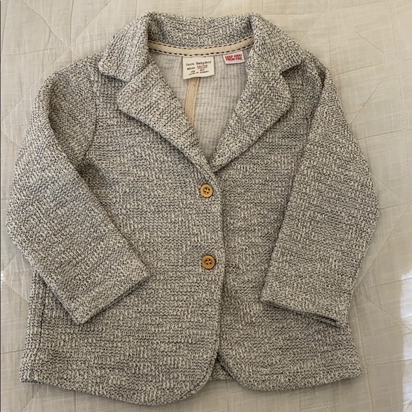 NWOT Zara Baby Boy Knit Blazer - Picture 1 of 5